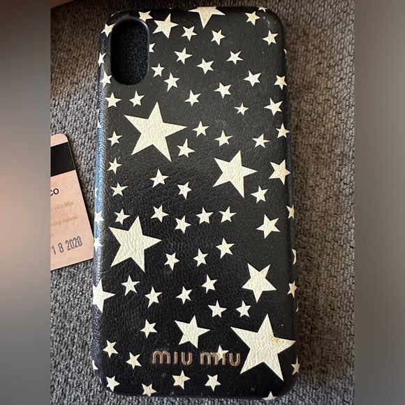 Miu Miu IPhone 10 Star Case - Picture 2 of 5